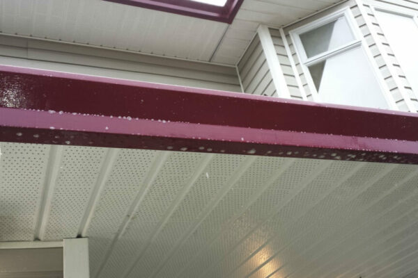 campbell river gutter cleaning peak window cleaning purple gutter after